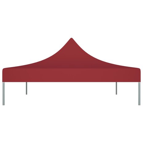 Partytentdak 270 g/m² 4x3 m bordeauxrood 4