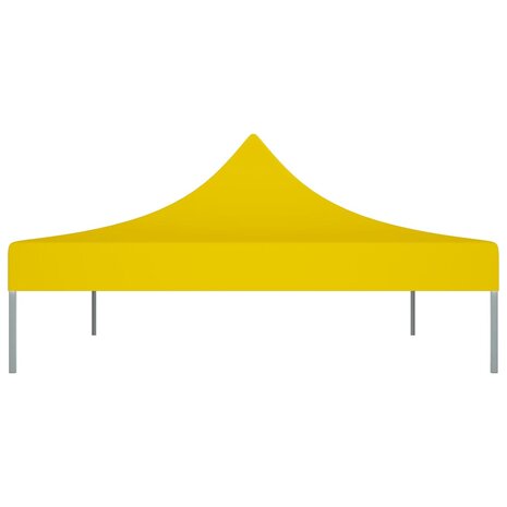 Partytentdak 270 g/m² 4,5x3 m geel 4