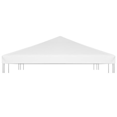 Prieeldak 270 g/m² 4x3 m wit 4