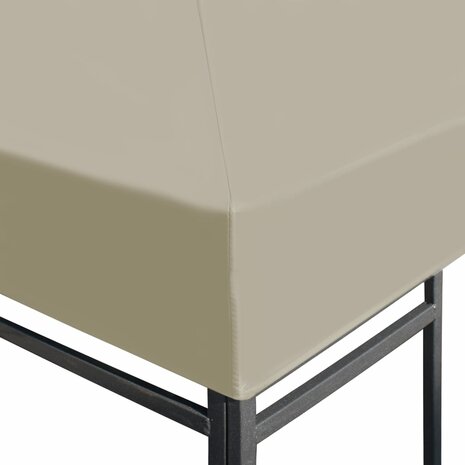 Prieeldak 310 g/m² 4x3 m beige 3