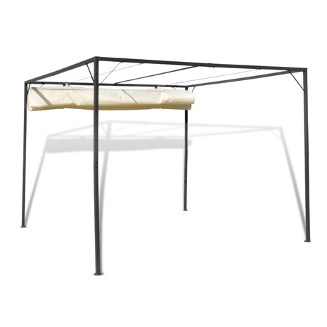 Tuinpaviljoen met inschuifbaar dak 4