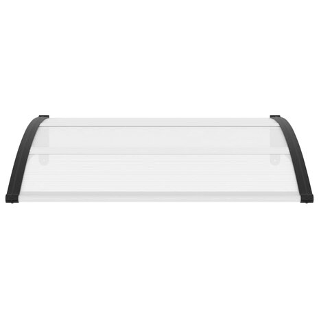 Deurluifel 120x75 cm PC zwart en transparant 2
