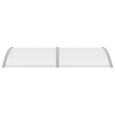 Deurluifel 200x75 cm PC grijs en transparant 2