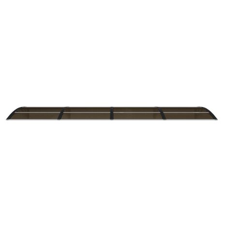 Deurluifel 300x100 cm polycarbonaat zwart 3