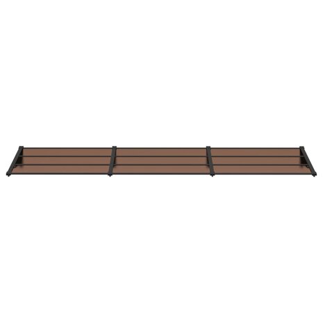 Deurluifel 358,5x90 cm polycarbonaat zwart 3