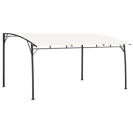 Zonneluifel 4x3x2,55 m crèmekleurig 1