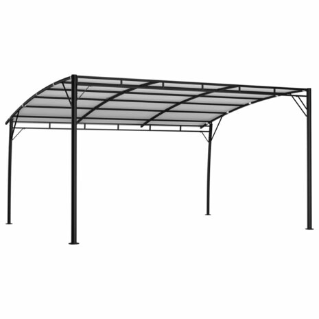 Zonneluifel 4x3x2,55 m crèmekleurig 4