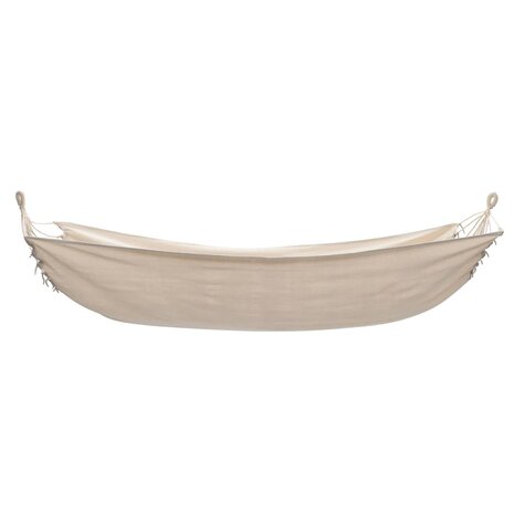 Hangmat 260x150 cm crèmekleurig 2