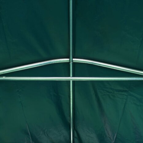 Garagetent 2,4x2,4 m PVC groen 7
