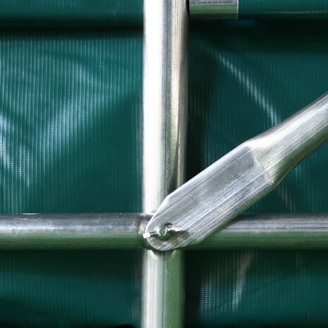 Garagetent 2,4x2,4 m PVC groen 8