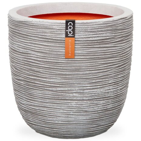 Capi Bloempot Nature Rib 35x34 cm ivoorkleurig KOFI932  1