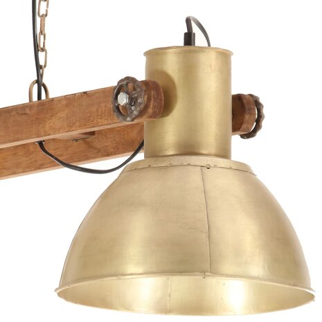 Hanglamp industrieel 25 W E27 109 cm messingkleurig 7