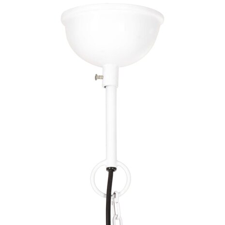 Hanglamp industrieel rond 25 W E27 40 cm wit 7