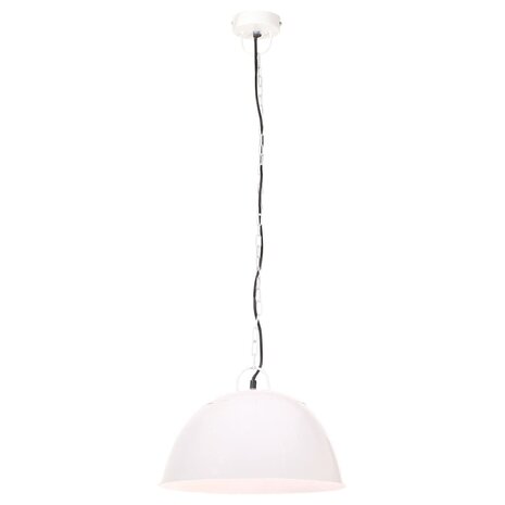 Hanglamp industrieel vintage rond 25 W E27 41 cm wit 3