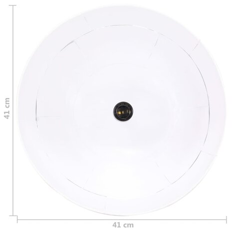 Hanglamp industrieel vintage rond 25 W E27 41 cm wit 10
