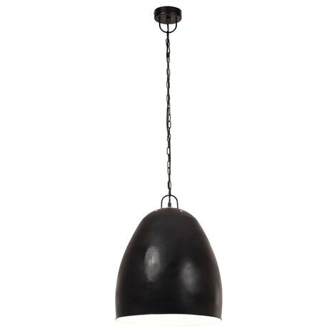 Hanglamp industrieel rond 25 W E27 42 cm zwart 3