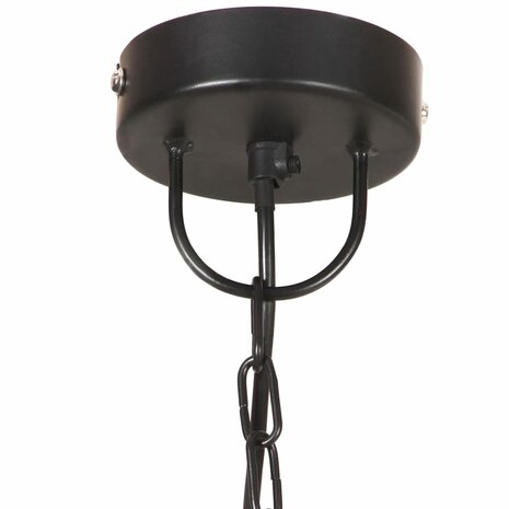 Hanglamp industrieel rond 25 W E27 42 cm zwart 6