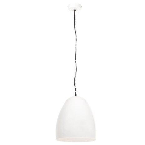 Hanglamp industrieel rond 25 W E27 42 cm wit 3