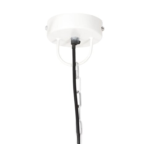 Hanglamp industrieel rond 25 W E27 42 cm wit 6