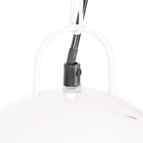 Hanglamp industrieel rond 25 W E27 42 cm wit 7