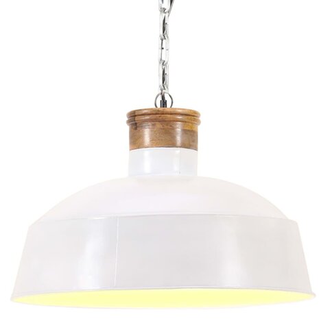 Hanglamp industrieel E27 58 cm wit 1