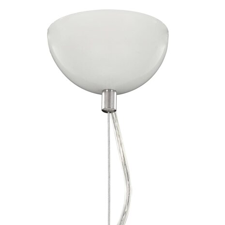 Hanglamp E27 Ø50 cm wit en zilver 6