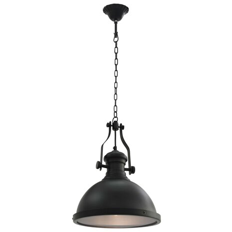 Plafondlamp rond E27 zwart 2