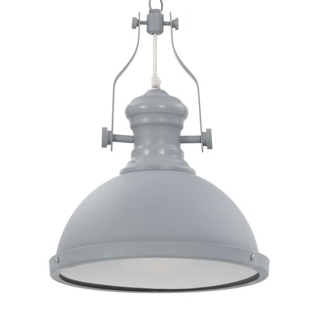 Plafondlamp rond E27 grijs 1