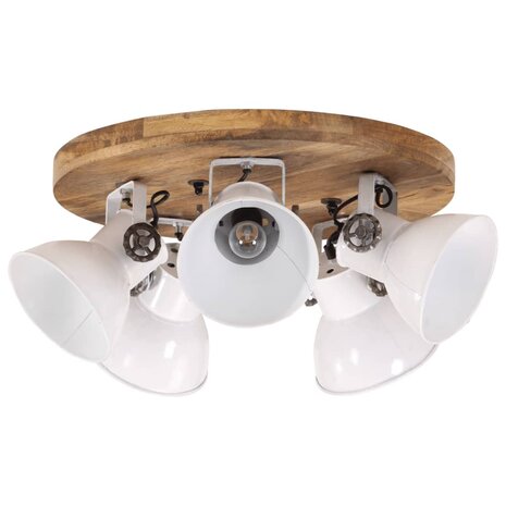 Plafondlamp 25 W E27 50x50x25 cm wit 2