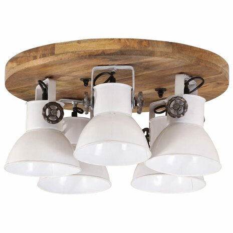 Plafondlamp 25 W E27 50x50x25 cm wit 3