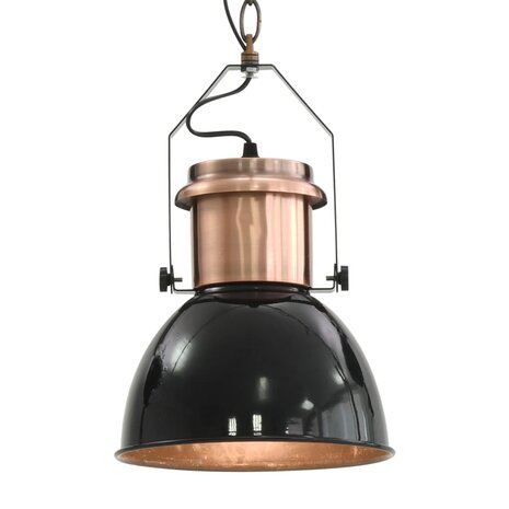 Plafondlampen 2 st rond E27 zwart 7