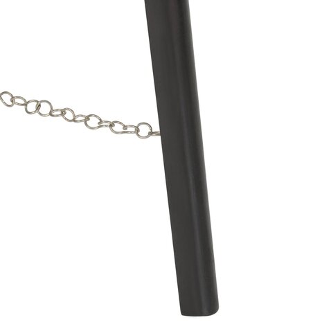 Vloerlamp driepoot 97 cm massief mangohout zwart 11