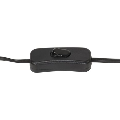 Vloerlamp driepoot 97 cm massief mangohout zwart 12