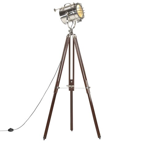 Vloerlamp driepoot 180 cm massief mangohout     1