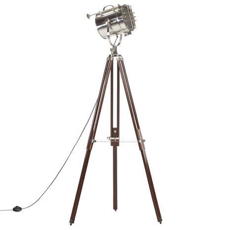 Vloerlamp driepoot 180 cm massief mangohout     2
