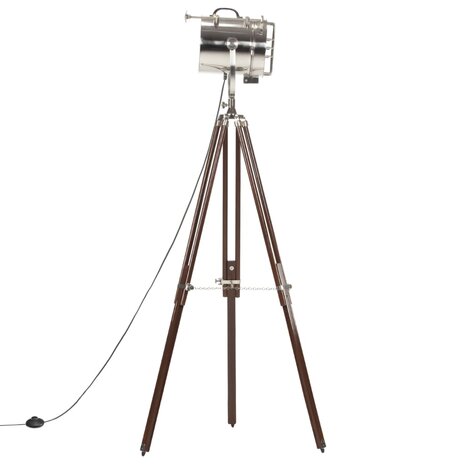 Vloerlamp driepoot 180 cm massief mangohout     4