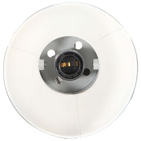 Vloerlamp met 2 lampenkappen E27 gietijzer zwart 7