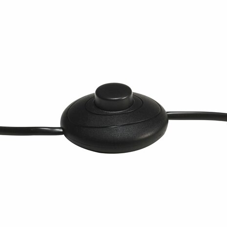 Vloerlamp E27 massief mangohout wit 10