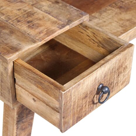 Bankje met lade 120x36x60 cm massief mangohout 8