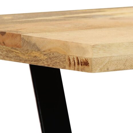 Bankje 110 cm massief mangohout 6