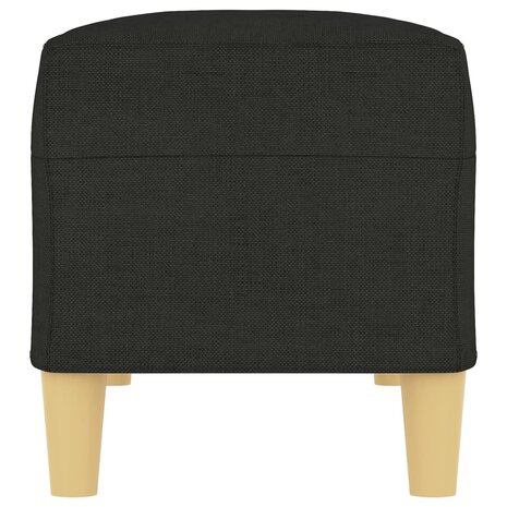 Bankje 100x35x41 cm stof zwart 4