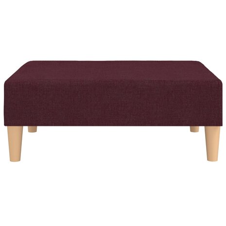 Voetenbank 78x56x32 cm stof paars 3