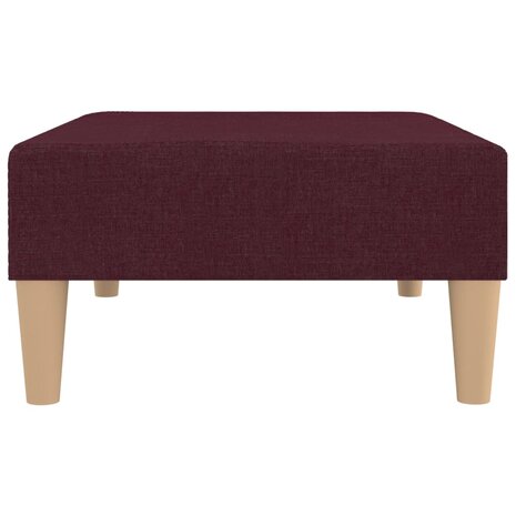 Voetenbank 78x56x32 cm stof paars 4