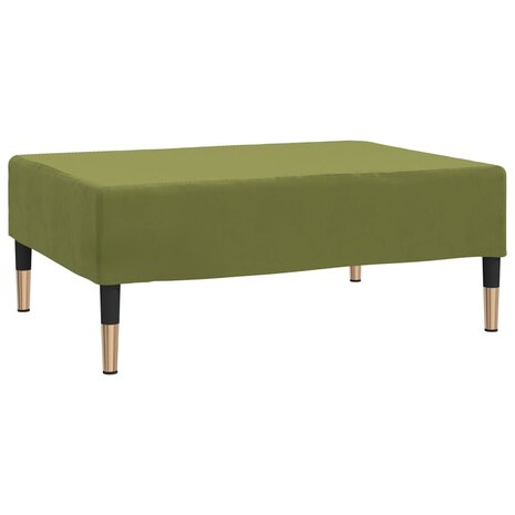 Voetenbank 78x56x32 cm fluweel lichtgroen 2