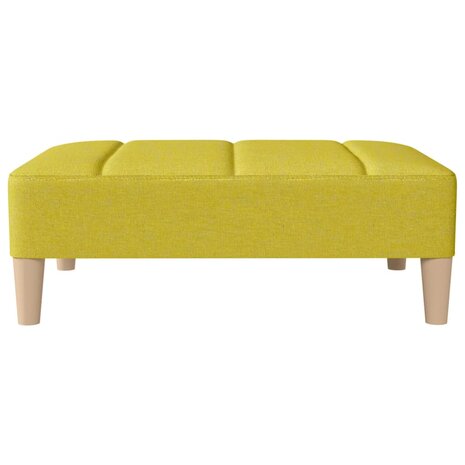 Voetenbank 78x56x32 cm stof groen 3