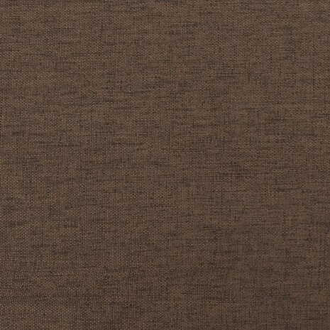 Voetenbank 60x60x36 cm stof bruin 5