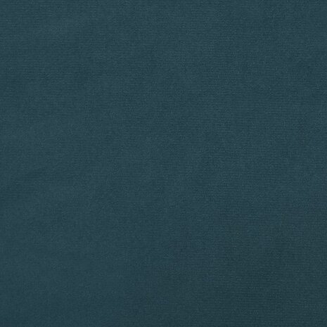 Voetenbank 60x60x36 cm fluweel blauw 5
