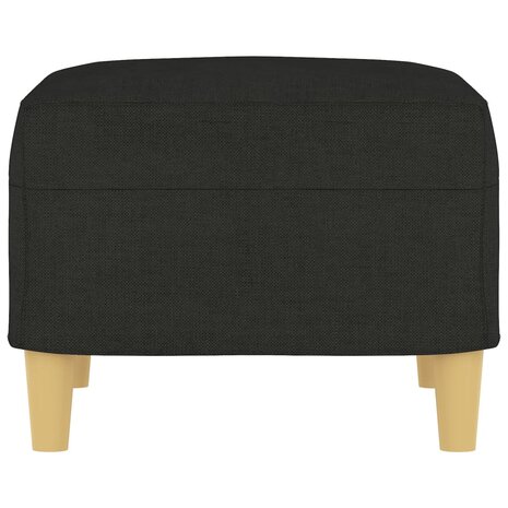 Voetenbank 60x50x41 cm stof zwart 4