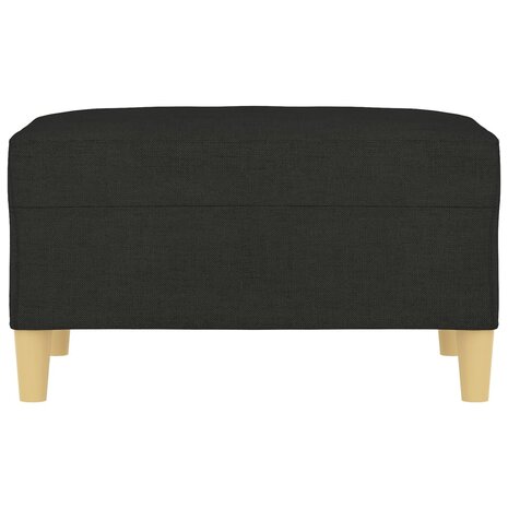 Voetenbank 70x55x41 cm stof zwart 3