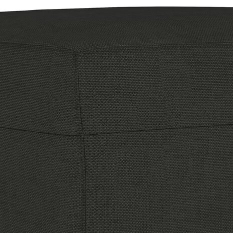 Voetenbank 70x55x41 cm stof zwart 5